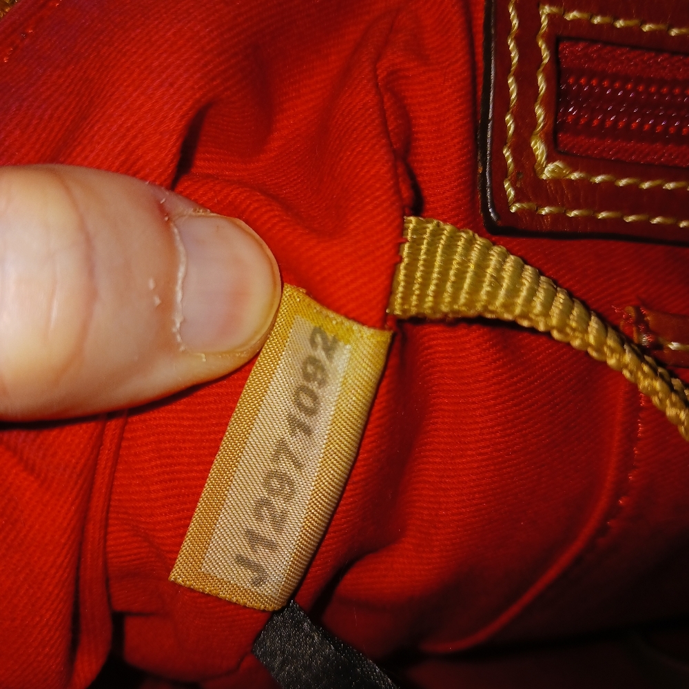 Dooney & Bourke Cream and Tan Leather Satchel - Picture 6 of 6